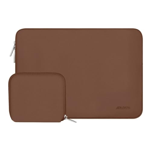 MOSISO Laptop Case 13 inch, 13 inch Laptop Sleeve Bag Compatible with MacBook Neo/Air M5 M4 M3 M2 M1 2026-2018 / Pro M2 M1 2026-2016, Neoprene Computer Sleeve Bag with Small Case, Caramel Brown - color: Caramel Brown, size: 13 inch