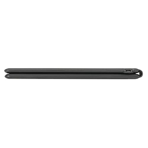 Targus Ergonomic Foldable Bluetooth Antimicrobial Keyboard, Black (AKF003US) - color: Black