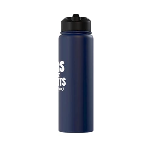 Funny School Teacher - Tears Of My Students Stainless Steel Insulated Water Bottle - color: Navy Blue