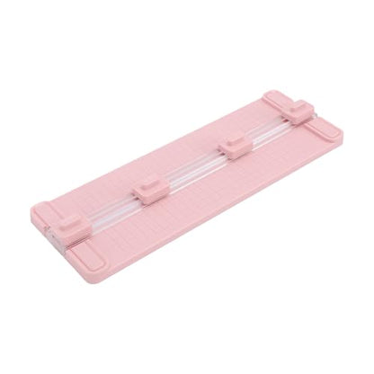 Hilitand Multi Function Paper Cutter Trimmer with Safe Hidden Blade and Wave Straight Cuts for Crafting A4 Paper and Photo Projects