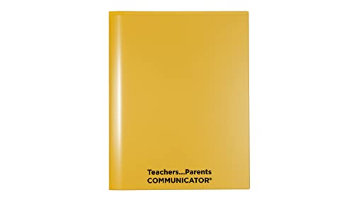 Nicky's Folder® English Communicator, Parent-Teacher Folder, Patented Tear-Resistant, Flexible Plastic, 2 Inside Pockets, 2 Exterior Sleeves, Letter Size Paper, Single Color (24 Pack) (Yellow) - color: Yellow