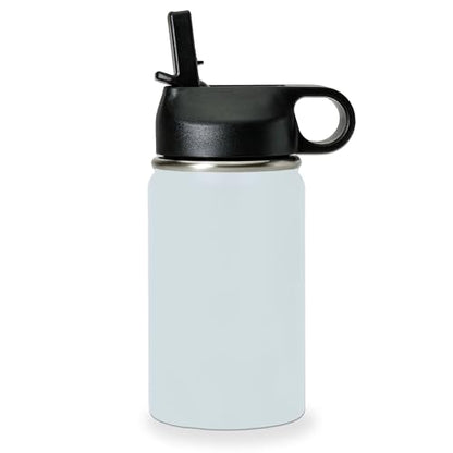 LaserGram Personalized Water Bottle, Grad Cap Class of 2023, 2024, 2025, 2026, 2027, Stainless Steel Double Wall Vacuum Insulated with Flip Top Straw, Custom Engraved Gift (12oz / 335ml Light Blue) - color: Light Blue, size: 12 Ounces