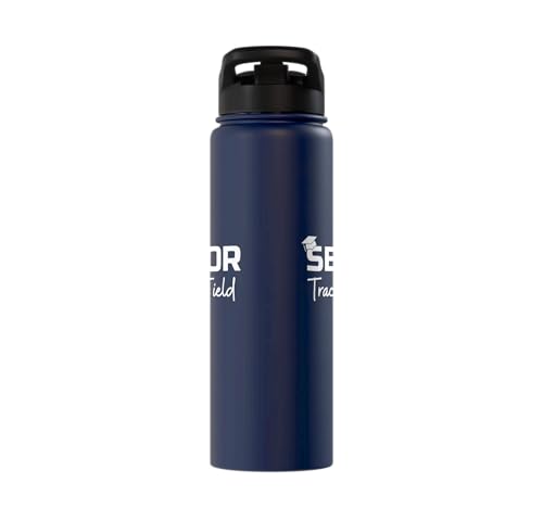 Track & Field Senior 2026 Graduation Class Of 2026 Graduate Stainless Steel Insulated Water Bottle