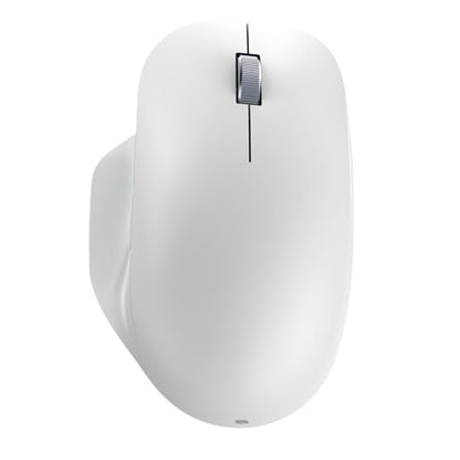 Incase Bluetooth Ergonomic Mouse – Designed by Microsoft – Two Thumb Buttons, Easy to Grip Thumb Rest, Precision Tracking, Connects 3 Devices, 15 Month Battery Life, PCs/Laptops (Glacier) - color: Glacier