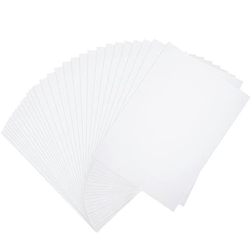 Outus 30 Pack Carbon Papers for Tracing, Graphite Carbon Copy Tracing Paper for Canvas Wood(8.5 x 11 Inch,White) - color: White, size: 8.5 x 11 Inch