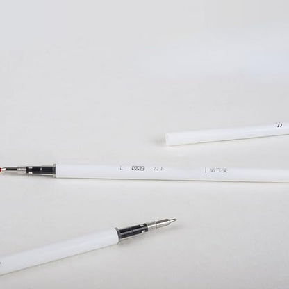5Pcs Retractable Gel Pen Quick Drying Journaling Pen Smooth Writing for Kid Student Adult Writing Journaling - color: Preppy