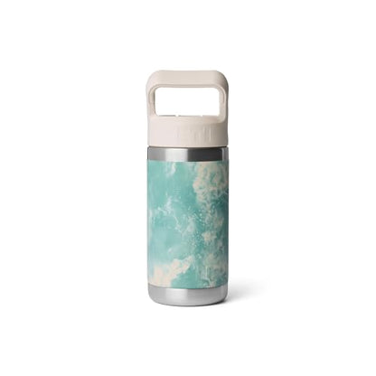 YETI Rambler Jr. 12 oz Kids Bottle, with Straw Cap - color: Sea View