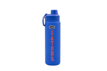 Florida Water Bottle - Blue Double Walled Stainless Steel 24 oz Keeps Drinks Cold or Hot - color: Florida - Blue