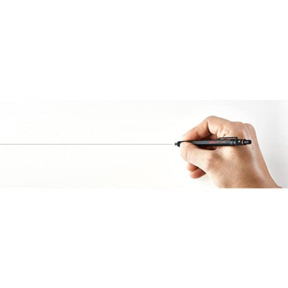 Rotring 600 Full-Metal Body Mechanical Pencil, 0.7mm, Black - For Precise Ruler-Based Drawing - color: Black, size: 0.7mm