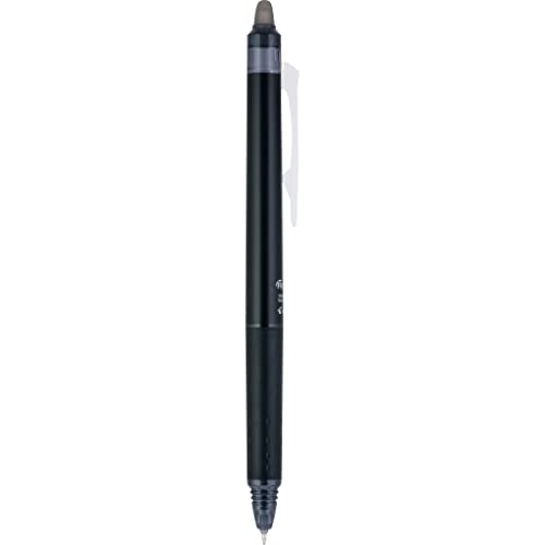 Pilot FriXion Synergy Clicker Erasable, Refillable, Retractable Gel Ink Pens, Extra Fine Point 0.5 mm, Pack of 14, Black, FriXion Erasable Pens 0.5 - Ideal for School & Office Writing - color: Black, size: 1 Count (Pack of 14)