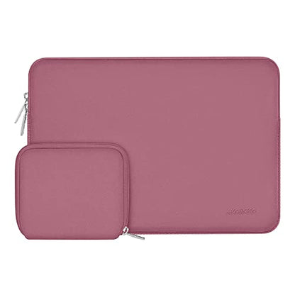 MOSISO Laptop Case 13 inch, 13 inch Laptop Sleeve Bag Compatible with MacBook Neo/Air M5 M4 M3 M2 M1 2026-2018 / Pro M2 M1 2026-2016, Neoprene Computer Sleeve Bag with Small Case, Dusty Rose - color: Dusty Rose, size: 13 inch