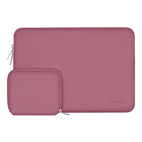 MOSISO Laptop Case 13 inch, 13 inch Laptop Sleeve Bag Compatible with MacBook Neo/Air M5 M4 M3 M2 M1 2026-2018 / Pro M2 M1 2026-2016, Neoprene Computer Sleeve Bag with Small Case, Dusty Rose - color: Dusty Rose, size: 13 inch