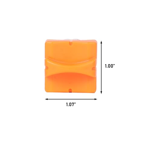 6 Pieces Paper Cutter Replacement Blade Paper Trimmer Replacement Blade Refill with Automatic Security Safeguard- A4 Paper Cutter Blade Refill - color: Paper Trimmer Blade Orange