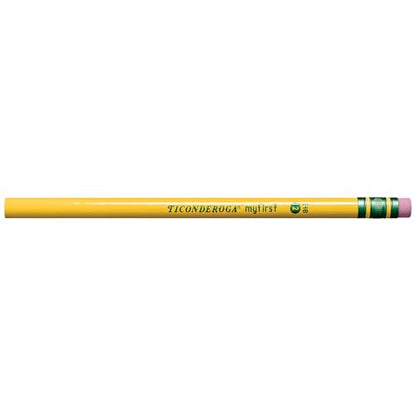 Ticonderoga® Beginners' Elementary Pencils, With Eraser, #2 Lead, Yellow Barrel, Pack Of 12 - size: 1 Count (Pack of 12)