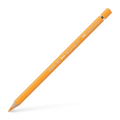 Faber-Castell Art & Graphic Albrecht Dürer Watercolour Pencil, (109), Dark Chrome Yellow, For Art, Craft, Drawing, Sketching, Home, School, University, Colouring - color: Dark Chrome Yellow