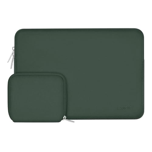 MOSISO Laptop Case 13 inch, 13 inch Laptop Sleeve Bag Compatible with MacBook Neo/Air M5 M4 M3 M2 M1 2026-2018 / Pro M2 M1 2026-2016, Neoprene Computer Sleeve Bag with Small Case, Midnight Green - color: Midnight Green, size: 13 inch