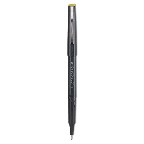Pilot Razor Point Fine Line Marker Stick Pens, Ultra-Fine Point (0.3mm), Marker Pens, Black Ink, 12-Pack