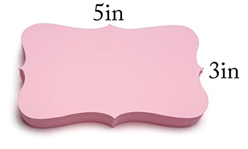 PPAPPAPPIYO 3x5 index card/Set of 72 Blank index cards 180gsm (PINK) - color: PINK