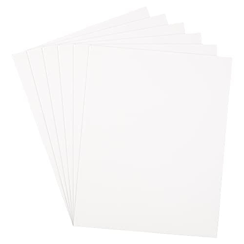 JAM PAPER Laminated Two Pocket Glossy School Folders - Letter Size - High Gloss White - 6/Pack - color: White, size: Pack of 6 Folders