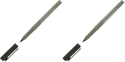 Art Alternatives 영구 마커, 엑스트라 파인, 블랙 - 1.2mm 펠트 펜촉 - 영구 - 다중 표면 - 드로잉 + 글쓰기 + 일러스트레이션 (2팩) - color: 블랙., size: 1 Count (Pack of 2)