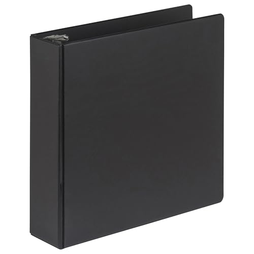 Samsill 3 Inch Document Storage Binder, 100% Recycled Chipboard, Round Ring, 3 Ring Binder, Black - color: Black, size: 3 Inch, style: Single