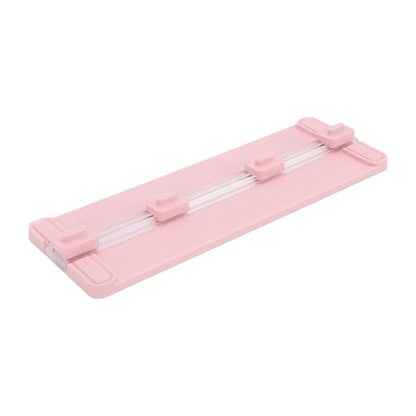 Hilitand Multi Function Paper Cutter Trimmer with Safe Hidden Blade and Wave Straight Cuts for Crafting A4 Paper and Photo Projects