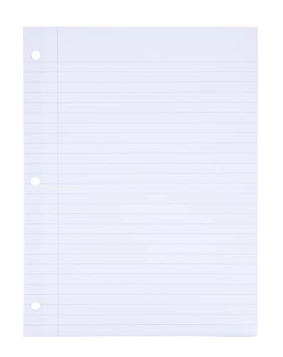 Mintra Reinforced Filler Paper (400 Sheets (4pk of 100), Wide Ruled) - color: Wide Ruled