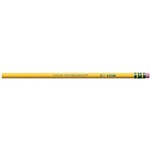 TICONDEROGA Wood-Cased Pencils, Unsharpened, 2 HB Soft, Yellow, 48 Count, 240 Packs, 11520 Total Pencils - size: 288 Count (Pack of 240), style: Pack