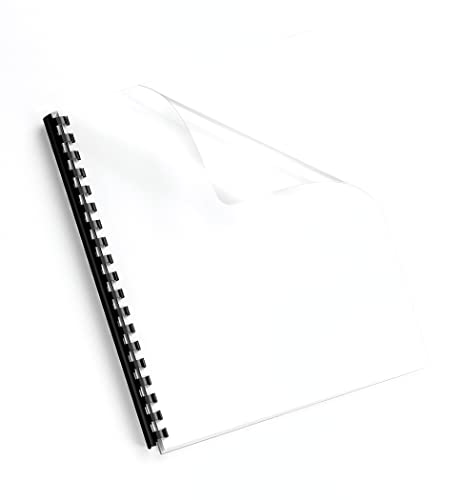 Fellowes 52089 Binding Presentation Covers, 8mil, Letter, 100 Pack, Clear