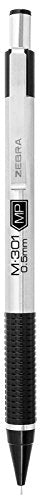 Zebra Pen M-301 Mechanical Pencil, Stainless Steel Barrel, Fine Point, 0.5mm, Black Grip, 2-Pack - size: 1 Count (Pack of 2)