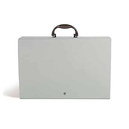 U Brands Fashion Expanding File Folder, Legal Size, 19 Pocket (Gray Linen) - style: Gray Linen