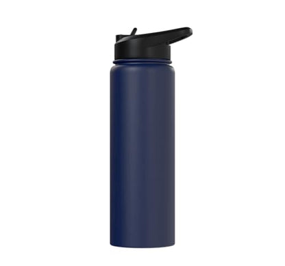 Magna Cum Laude Class Of 2026 Distinction Degree Graduation Stainless Steel Insulated Water Bottle - color: Navy Blue