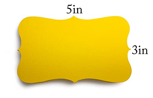 PPAPPAPPIYO 3x5 index card/Set of 72 Blank index cards 180gsm (YELLOW) - color: YELLOW