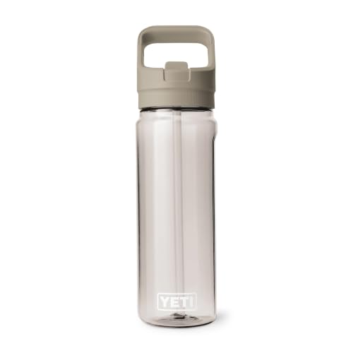 YETI Yonder 750 ml/25 oz Water Bottle with Yonder Straw Cap, Cape Taupe - color: Cape Taupe, size: 25 Ounces