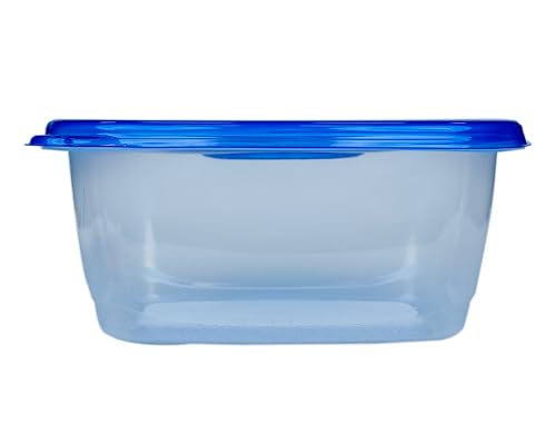 Glad GladWare Deep Dish Food Storage Containers with Lids, Large Rectangle BPA Free Plastic for Soups Salads and Meal Prep, Lock Tight Seal, Microwave Dishwasher Safe, 64 Oz, 3 Count - size: 64 oz - 3 Count, style: Rectangle