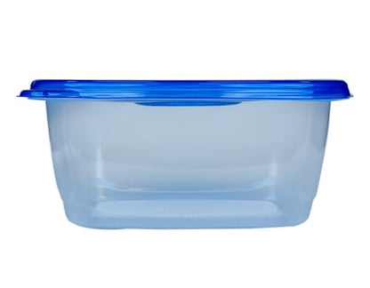 Glad GladWare Deep Dish Food Storage Containers with Lids, Large Rectangle BPA Free Plastic for Soups Salads and Meal Prep, Lock Tight Seal, Microwave Dishwasher Safe, 64 Oz, 3 Count - 6 Pack - size: 64 oz - 18 Count, style: Rectangle