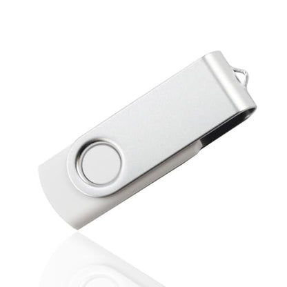 Flash Drive Bulk 8GB USB 20 Pack FEWINA USB2.0 USB Drives Pack Thumb Drive Bulk Swivel Memory Stick Zip Drive for Storage and Backup White 20PCS 8GB