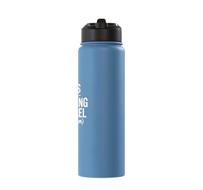 Tears of My Opposing Counsel Funny Lawyer Graduate Stainless Steel Insulated Water Bottle - color: Light Blue