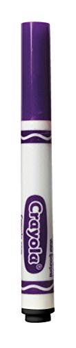 Crayola Broad Line Markers - Violet (12ct), Markers for Kids, Bulk School Supplies for Teachers, Nontoxic, Marker Refill with Reusable Box - color: Violet Purple