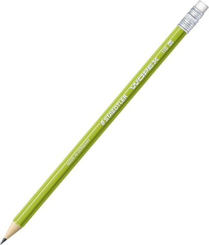 STAEDTLER WOPEX Pre-Sharpened #2 Pencils, Pack of 10 - Ergonomic Triangular Shape, Break-Resistant, Non-Slip Surface, Wood-Polymer, PVC-Free Eraser Tip - style: 10 Count