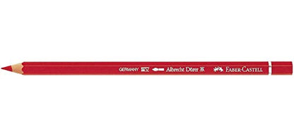 Faber-Castell Art & Graphic Albrecht Dürer Watercolour Pencil, (219), Deep Scarlet Red, For Art, Craft, Drawing, Sketching, Home, School, University, Colouring - color: Deep Scarlet Red
