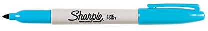 Sharpie Permanent Markers | Fine Point for Bold Details | Assorted Colours | 12 Count
