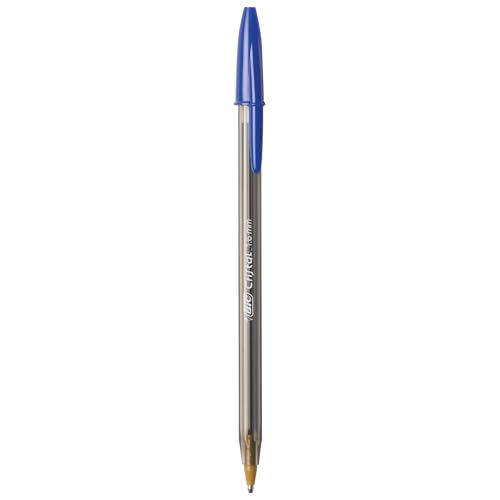 BIC Cristal Xtra Bold Ballpoint Pens, Bold Point (1.6mm) For Vivid And Dramatic Lines, Blue Ink, 24-Count Pack, Perfect Ink Pens - color: Blue Ink, size: 24 Count (Pack of 1), style: Bold Point (1.6mm)