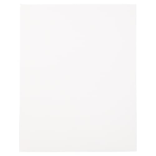 JAM PAPER Laminated Two Pocket Glossy School Folders - Letter Size - High Gloss White - 6/Pack - color: White, size: Pack of 6 Folders