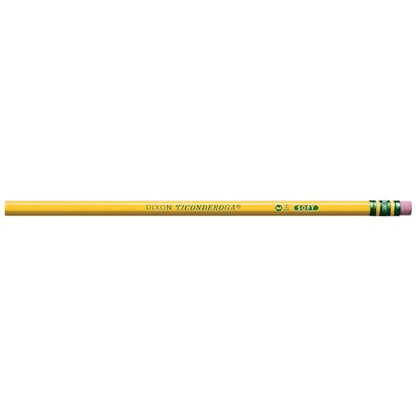 Ticonderoga Wood-Cased Pencils, Unsharpened, 2 HB Soft, Yellow, 72 Count - size: 72 Count (Pack of 1), style: Pack