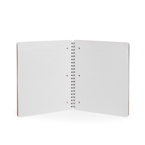 Poppin Spiral Notebook, 1 Subject College Ruled Notebook, 80 Sheets, Easy Tear Pages, Elements Collection (Blush Pink Elements, 1-Subject) - color: Blush Elements, size: 1 Subject