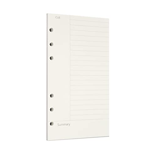 Zelten 1 Pack A6 45 Sheets/90 Pages Connell Loose Leaf Punched Paper Refills Paper for 6 Hole Binder Personal Organizer Diary Notebook Refillable Planner - color: Connell, size: A6/6 Hole