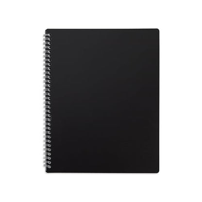 TRU RED Weekly Planner, 8.5" x 11", Black, Undated Weekly Layout for Scheduling, Goal Tracking & Task Planning — Letter‑Size Notebook Planner - style: 1 Pack