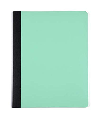 Mintra Office Poly Composition Book (3 Pack, Poly Comp - Salmon, Sage Green, Lavender) - color: Salmon, Sage Green, Lavender, size: 7.5in x 9.75in (3 Pack)