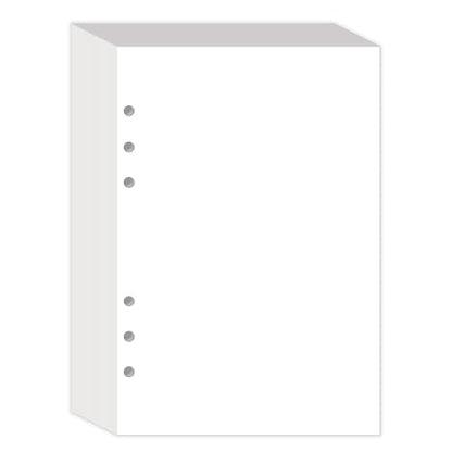 (3-Pack) A5 Blank Paper - 6-Hole Punched Paper Refills for A5 Binder, 240 Sheets/480 Pages Printer Paper, 100gsm, White, 5.6'' x 8.2'' - size: 5.8"x8.2", style: 3-Pack
